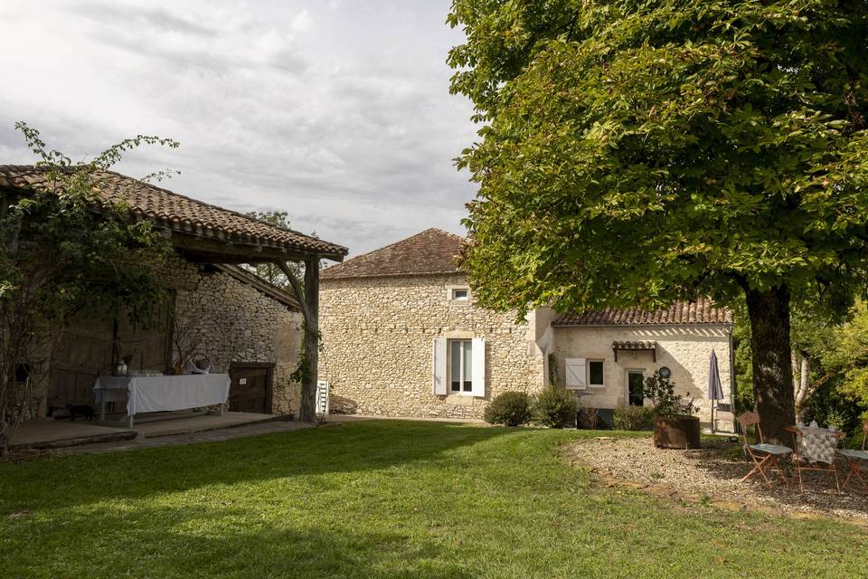 Vin d'honneur jardin intérieur