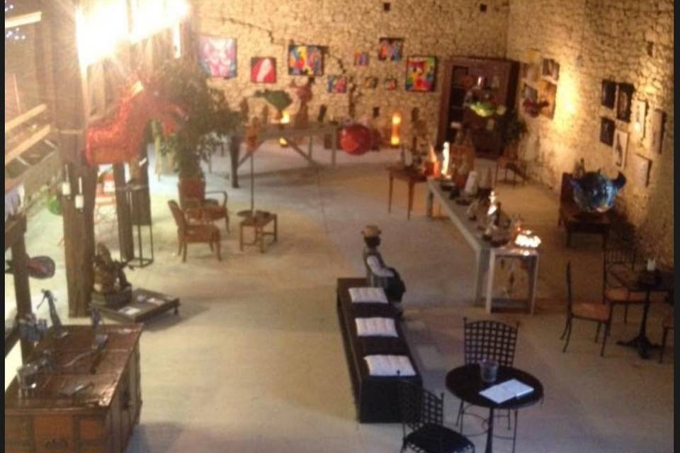 Grange : salle de réception