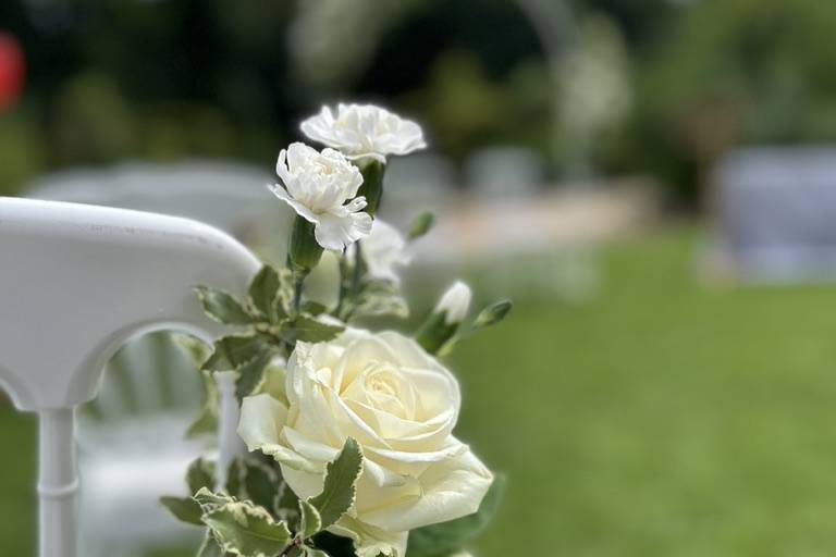 Bouquets de chaises cérémonie