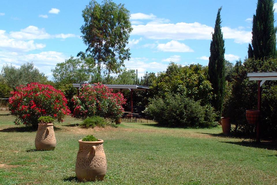 Le parc du Domaine de L'Ambre