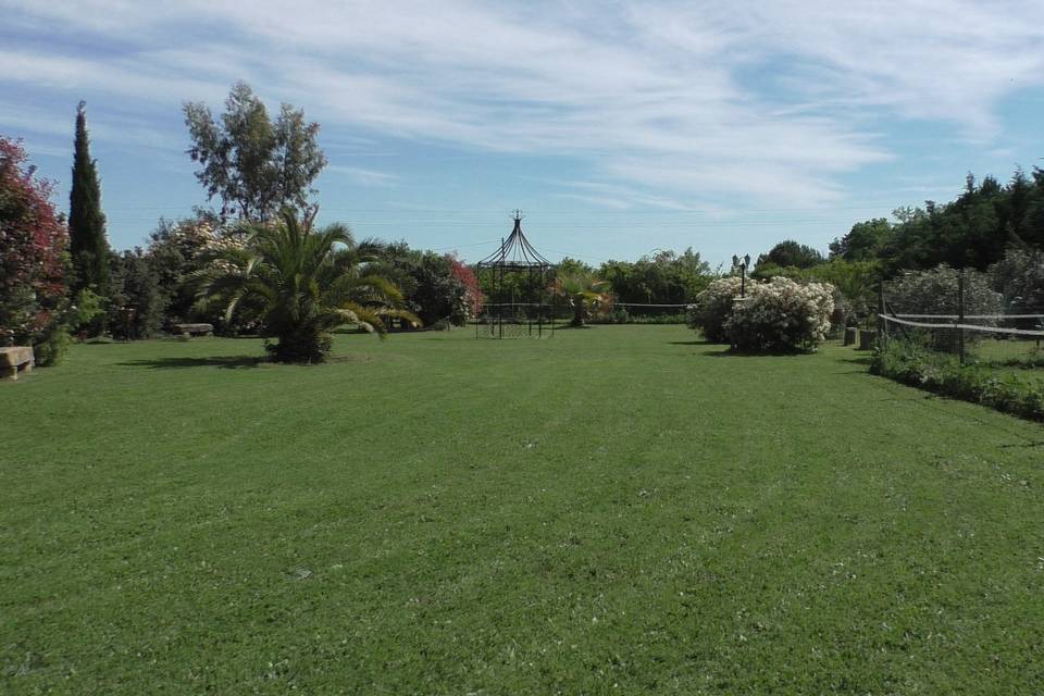 Le parc du Domaine de L'Ambre