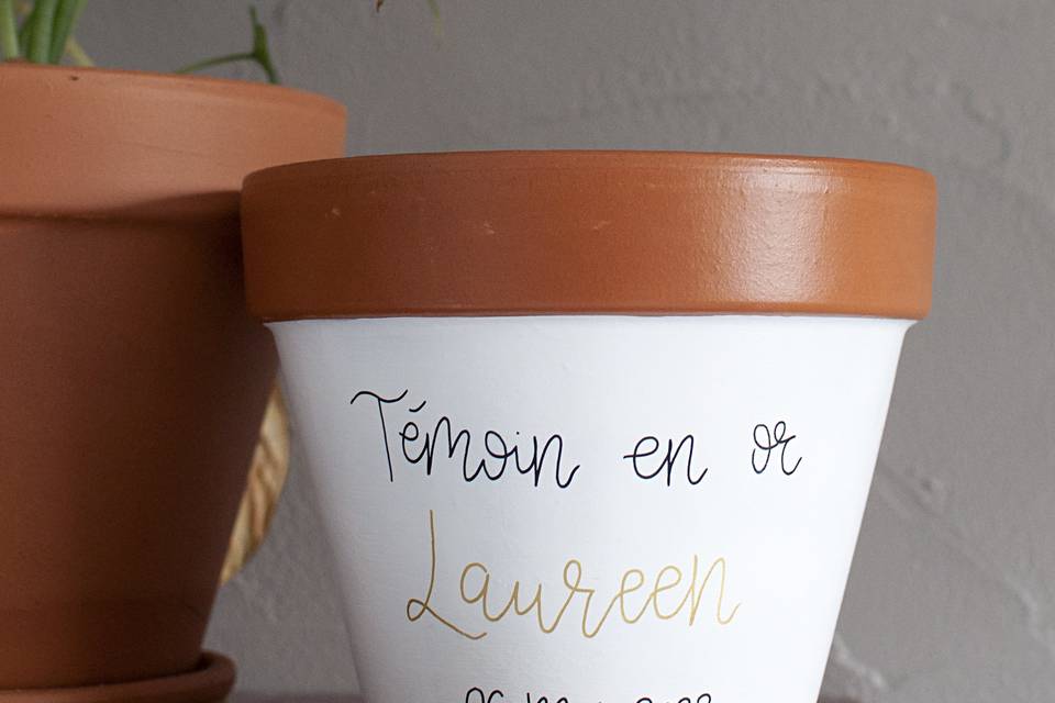 Témoin en Or + Date