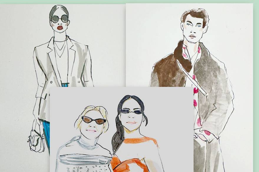 Karine portraitiste illustratrice