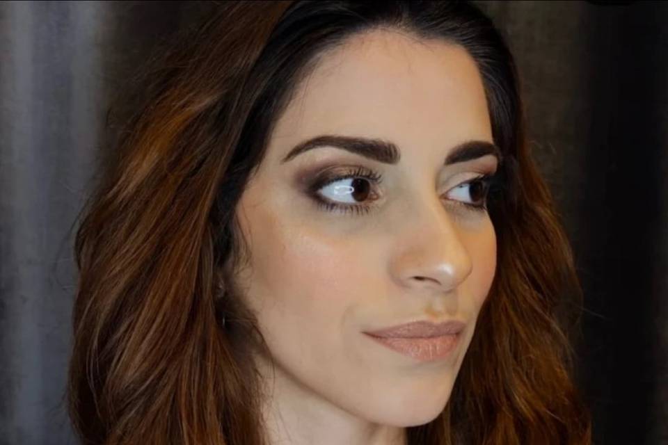 Make up teinte chaude