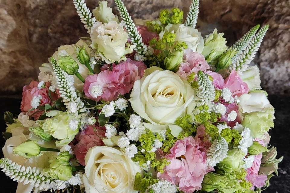 Bouquet de mariée blanc