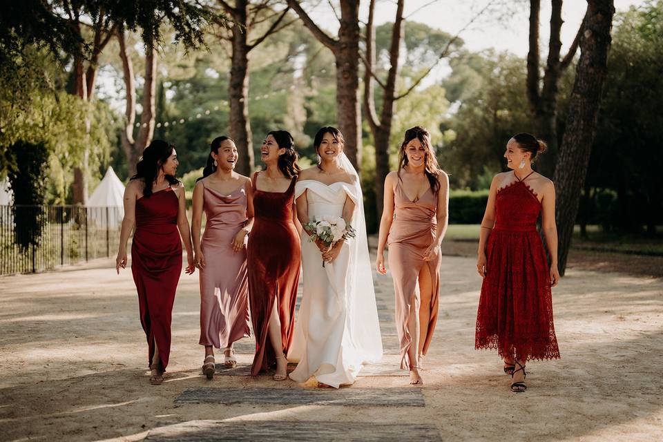 Les bridesmaids