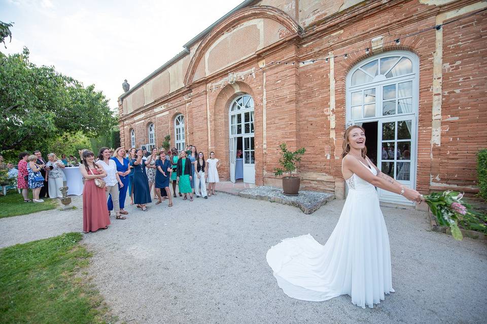 Lancer de bouquet