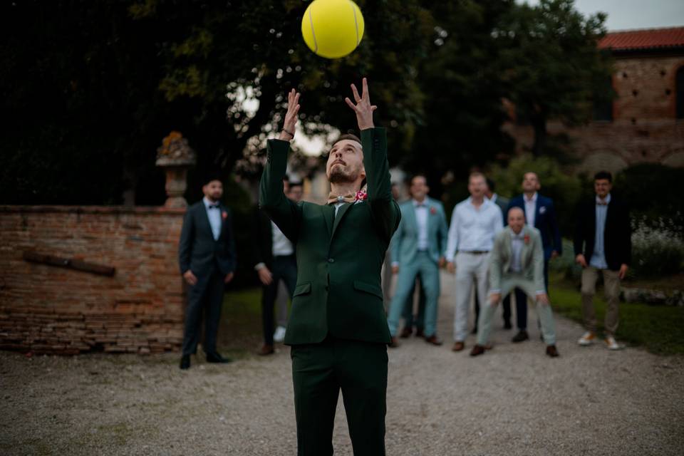 Lancer de b…alle de tennis