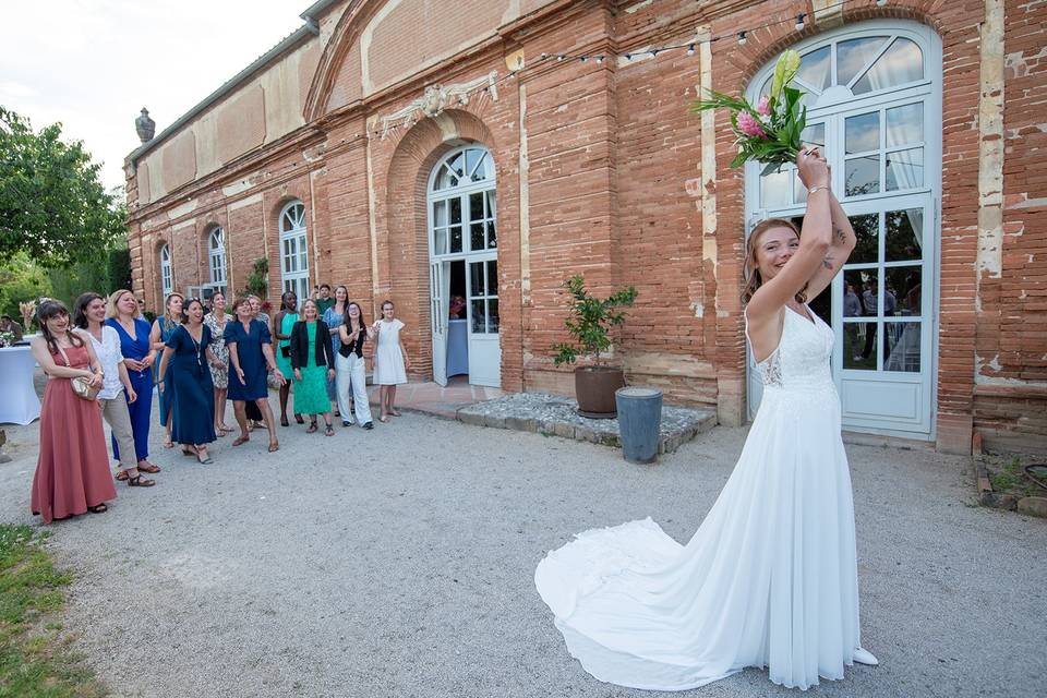 Lancer de bouquet