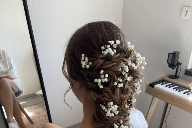 Coiffure avec extensions