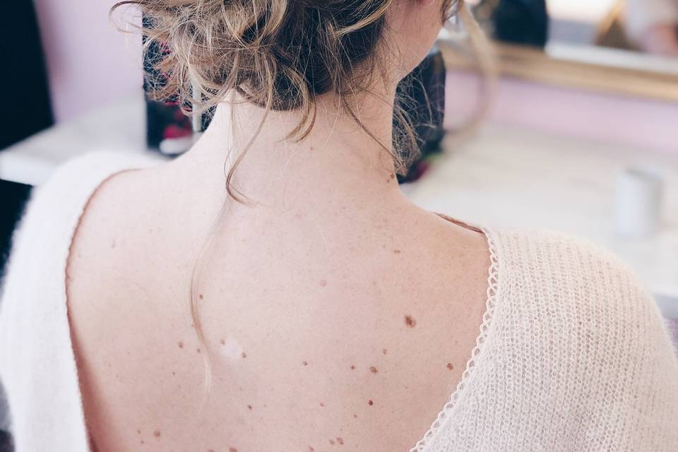 Chignon bohème