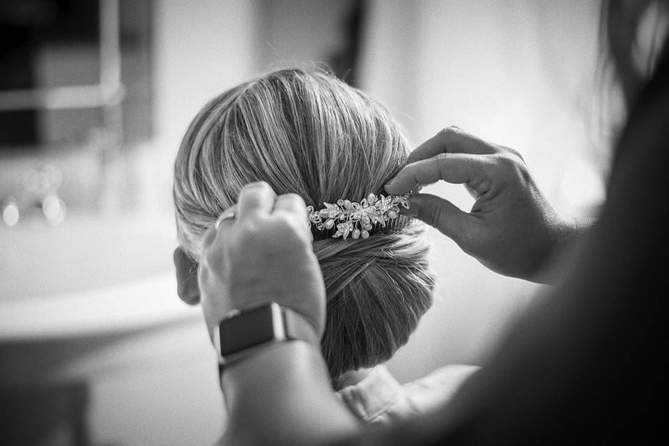 Chignon élégant