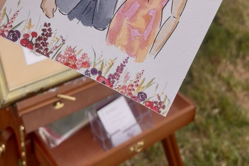 Illustration live invités