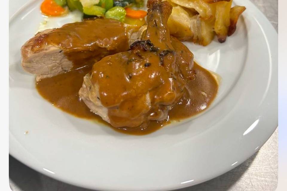 Pintade farcie