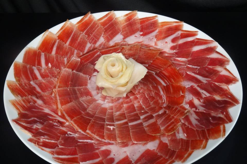 Assiette créative Pata Negra