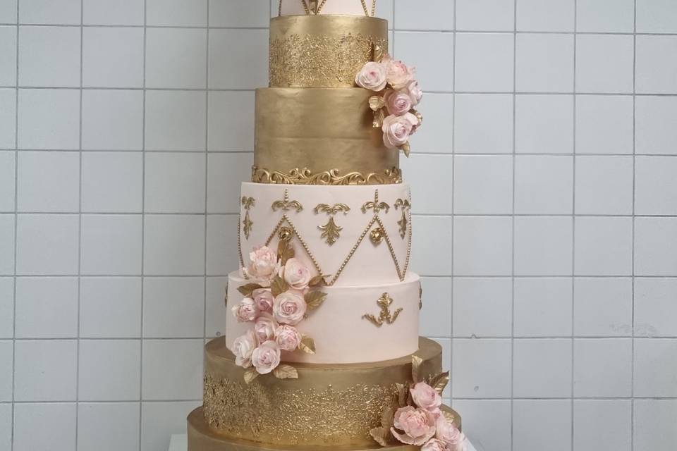 Floral Wedding cake