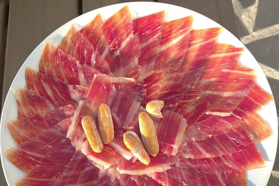 De fines tranches Pata Negra