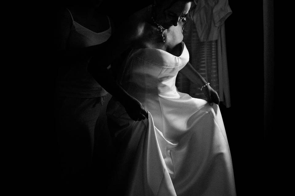 Préparation de la mariée