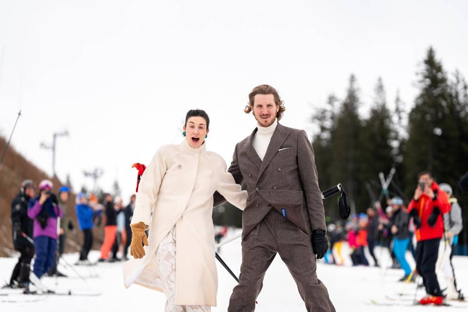 Mariage au ski