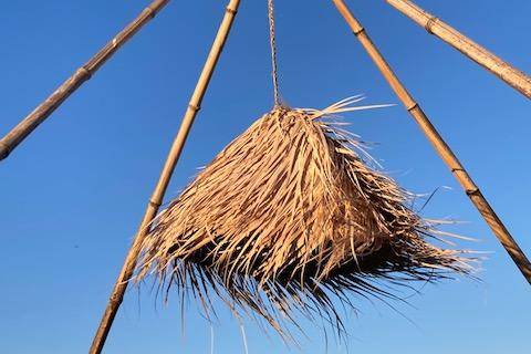 Décor tipi bambou