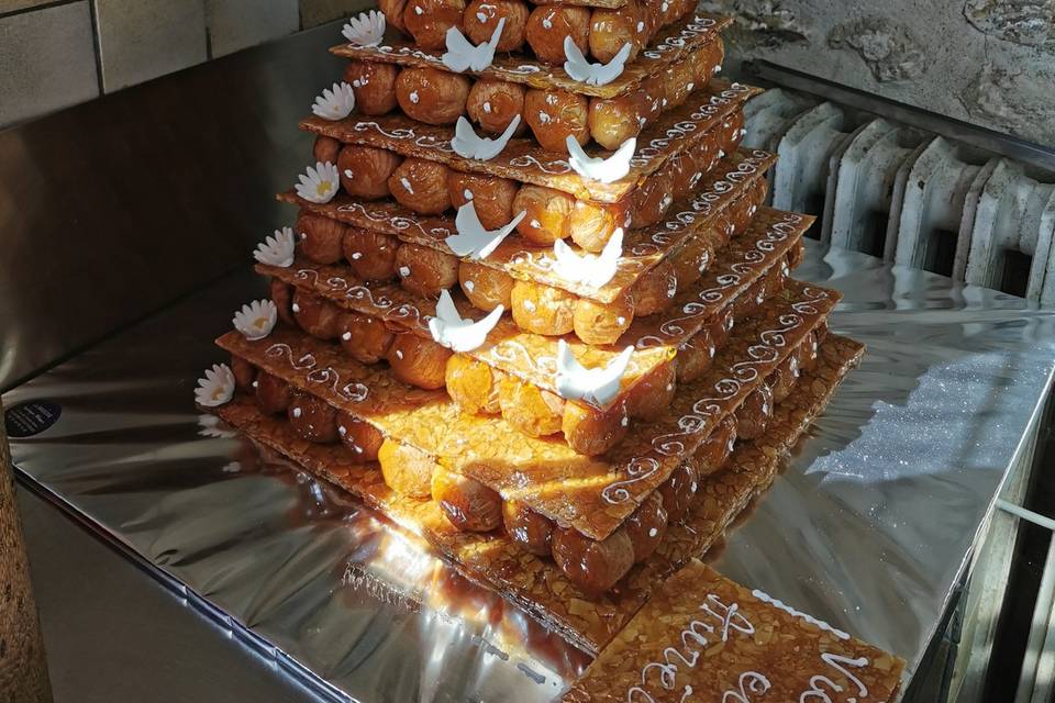 Croquembouche en escalierdeco