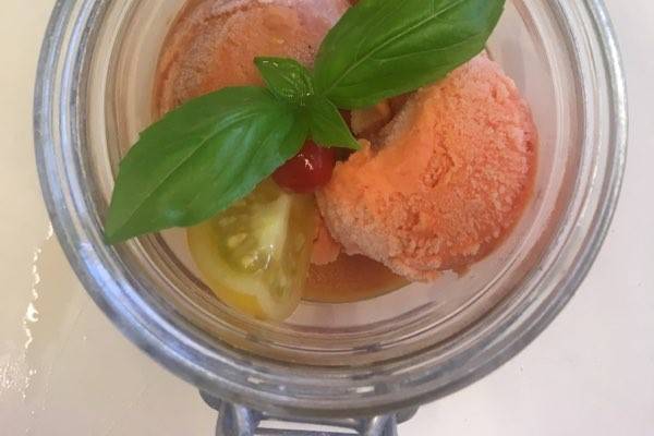 Duo sorbet tomate poivrons