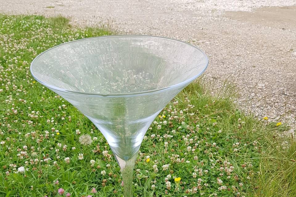 Vase martini pour deco