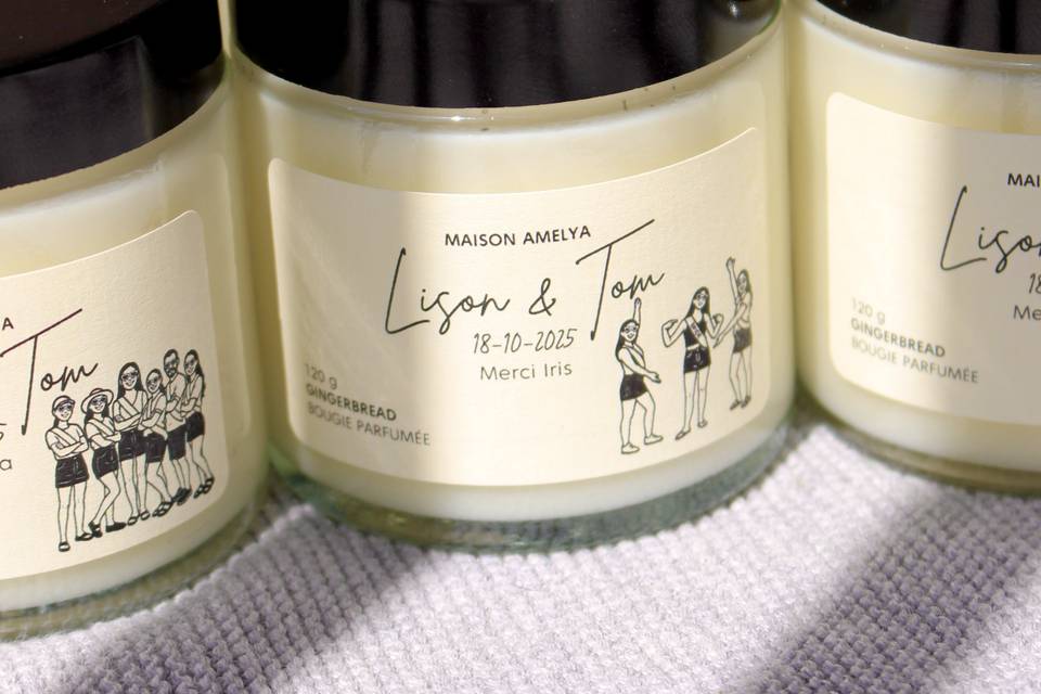 Bougies pour témoins