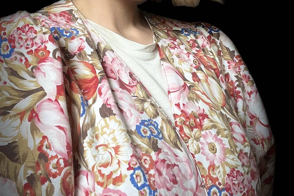 Couronne de fleurs séchées