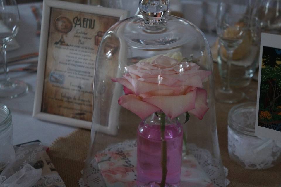 Mariage romantique - vintage