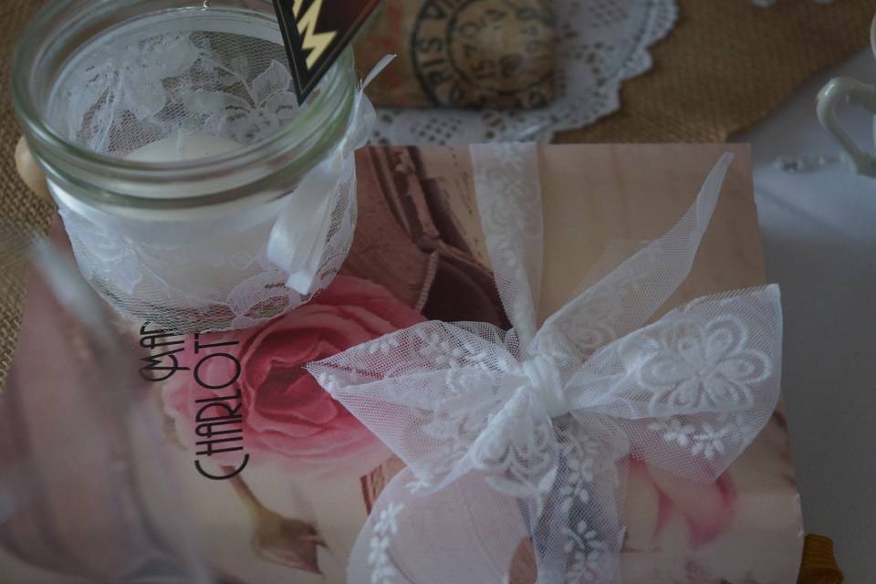 Mariage romantique - vintage