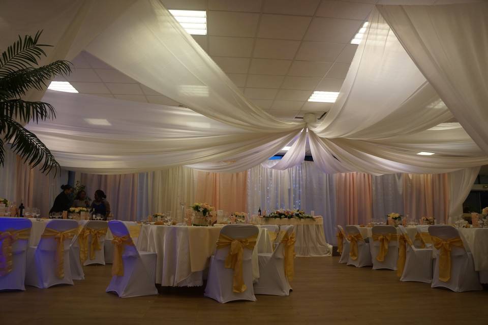 Décoratrice tentures mariage