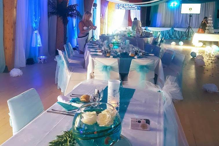 Mariage turquoise