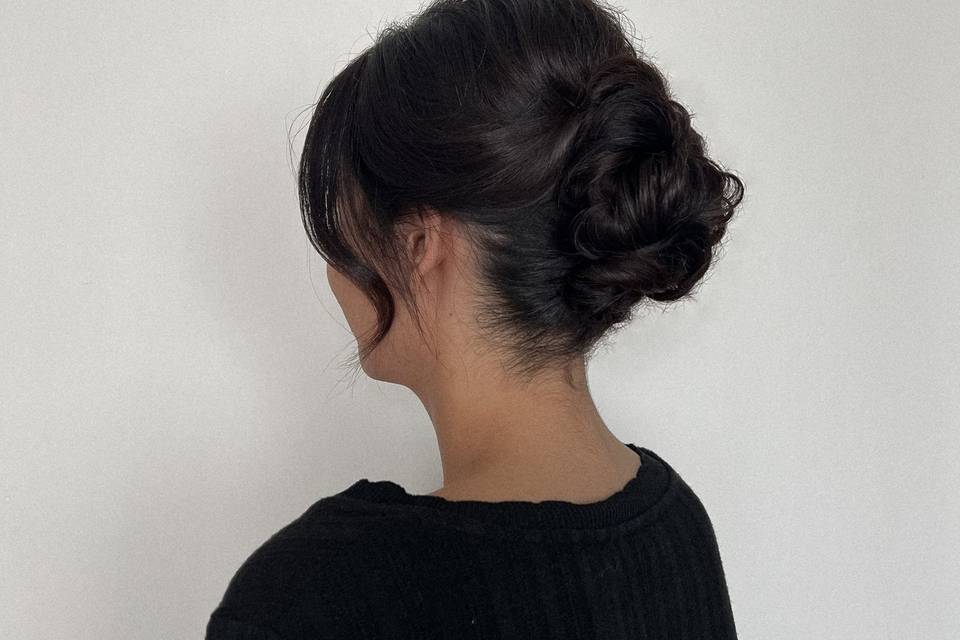 Chignon invitée