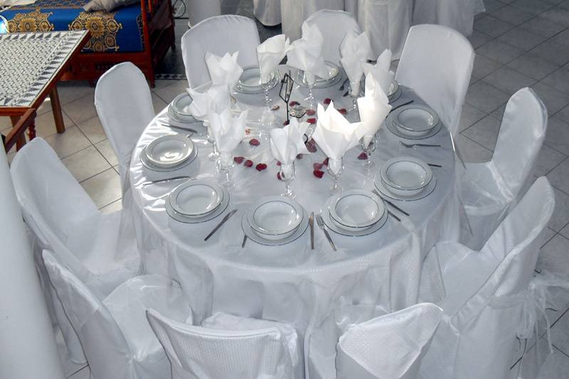 Exemple de décoration de table