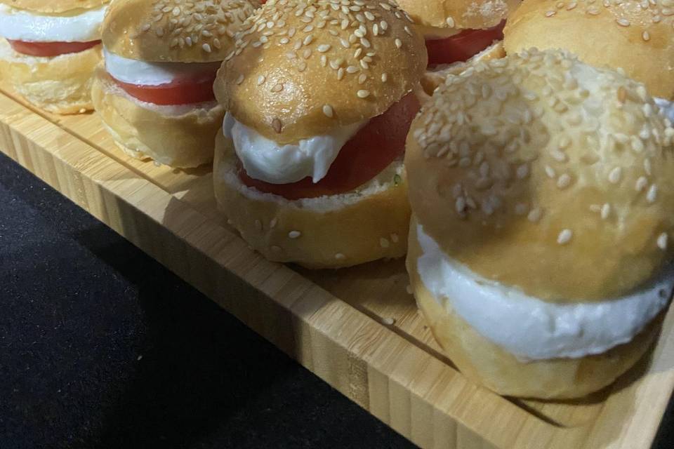 Mini burger végétarien