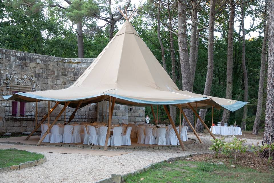 Tipi réception mariage