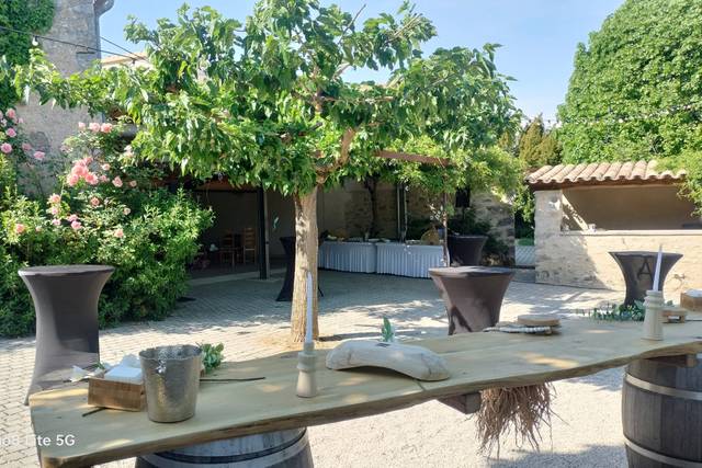 Terrasse vin d'honneur