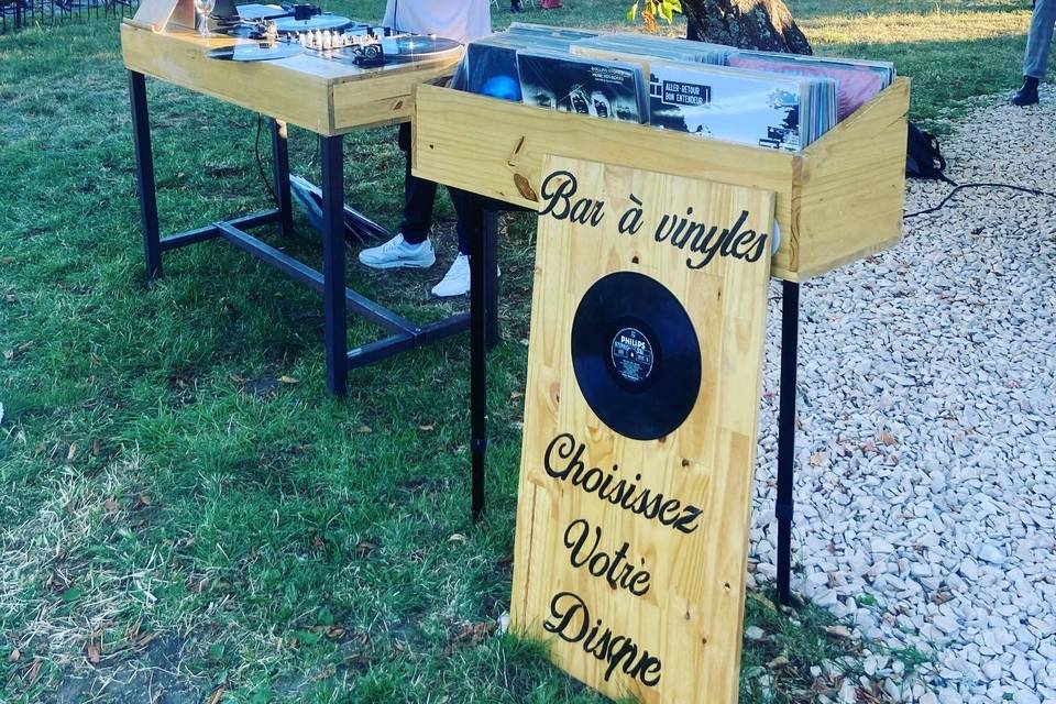 Bar à vinyle
