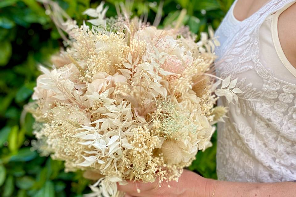 Bouquet de mariée Nude