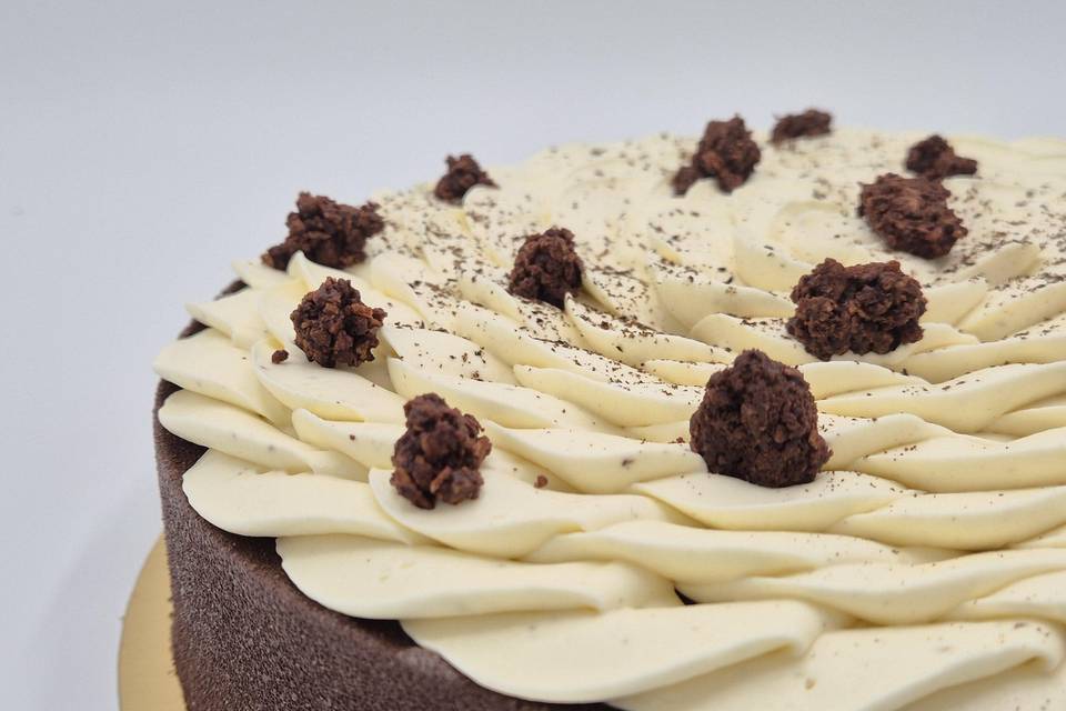 Entremet chocolat vanille