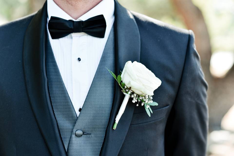 Boutonnière marié