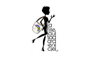 La Fille au Sac Arc-en-Ciel