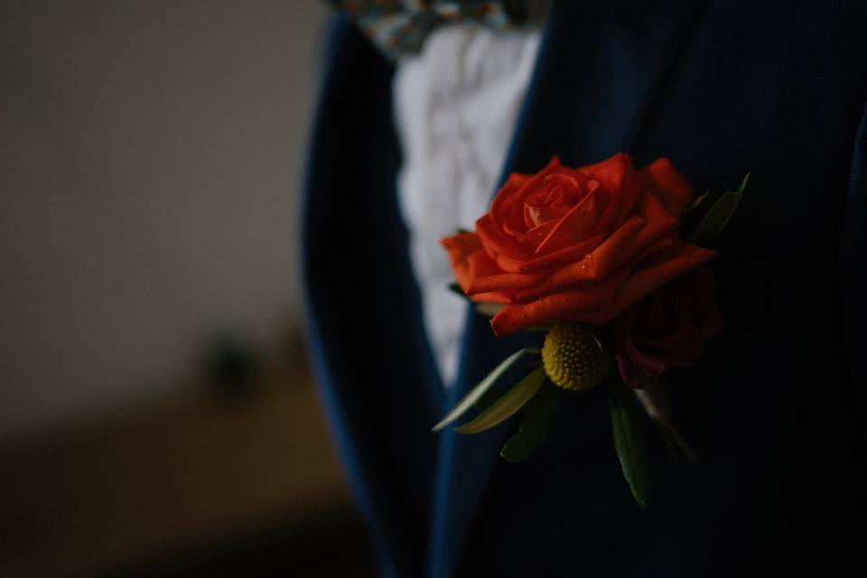 Boutonnière marié