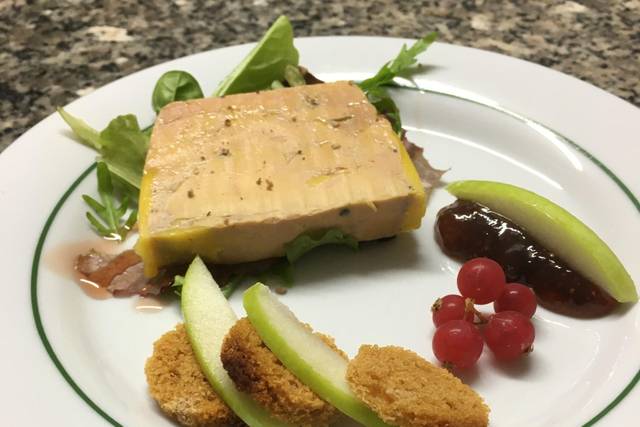 Assiette de foie gras