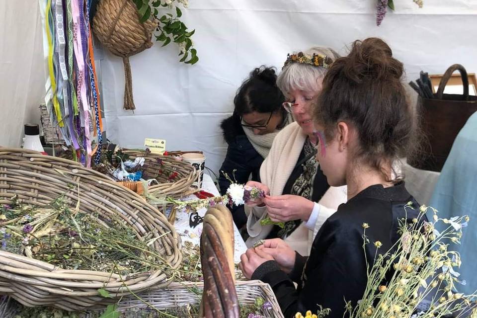 Atelier couronne de Fleurs