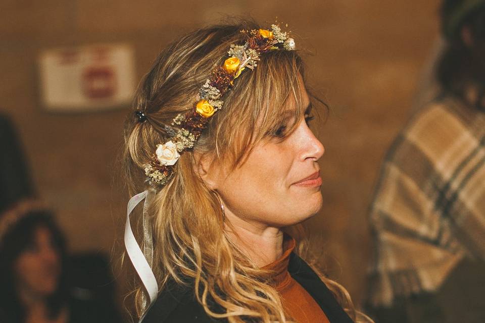 Couronne de fleurs