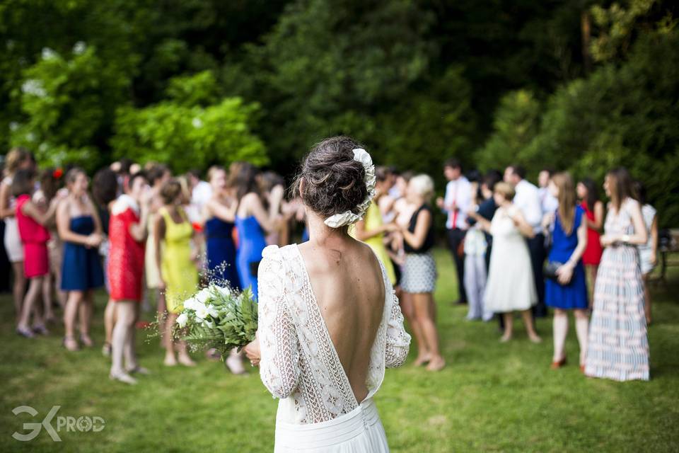 Le lancé de bouquet