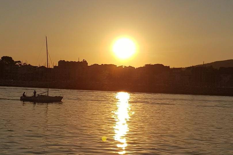 Coucher de soleil sur Bandol