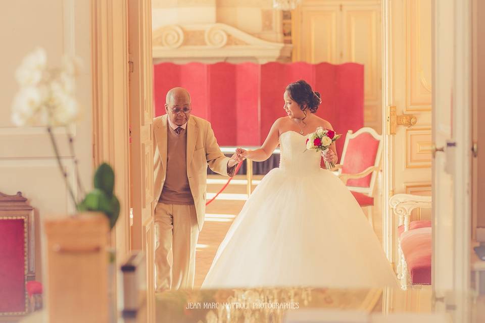 Arrivée de la mariée